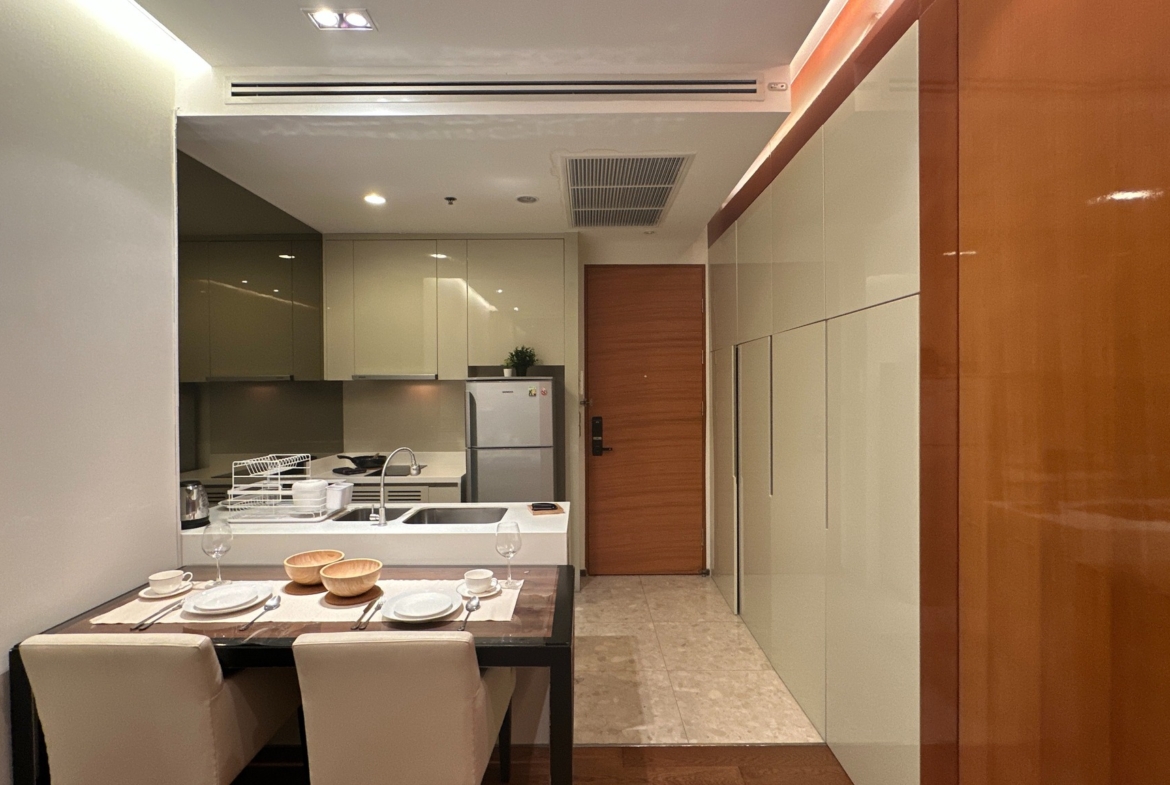 1-Bed 1-Bath Condo 45 sqm at The Address 28 near BTS Phrom Phong – Rent 40K THB / Sale 8.9M THB