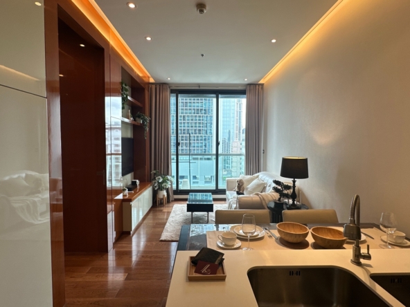 1-Bed 1-Bath Condo 45 sqm at The Address 28 near BTS Phrom Phong – Rent 40K THB / Sale 8.9M THB