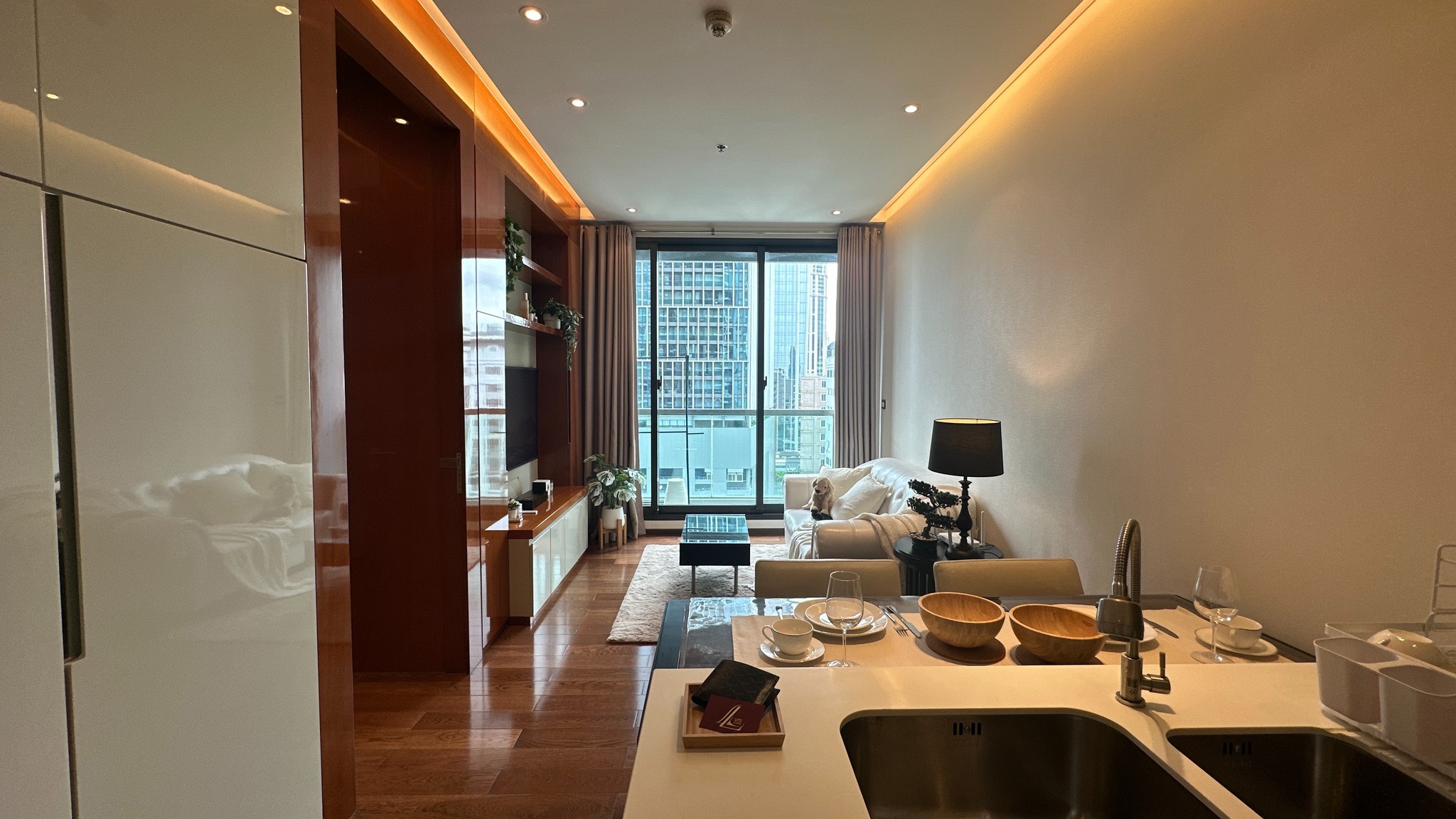1-Bed 1-Bath Condo 45 sqm at The Address 28 near BTS Phrom Phong – Rent 40K THB / Sale 8.9M THB