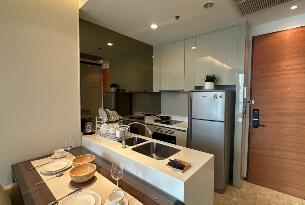1-Bed 1-Bath Condo 45 sqm at The Address 28 near BTS Phrom Phong – Rent 40K THB / Sale 8.9M THB
