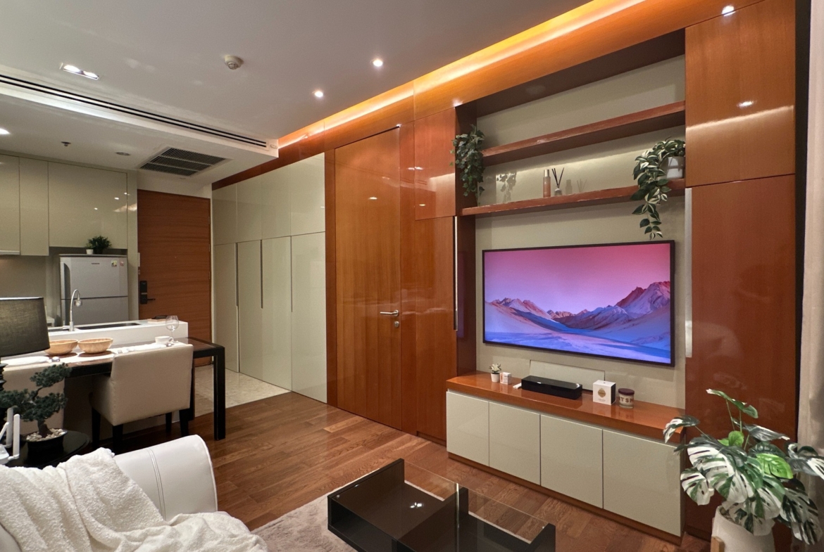 1-Bed 1-Bath Condo 45 sqm at The Address 28 near BTS Phrom Phong – Rent 40K THB / Sale 8.9M THB