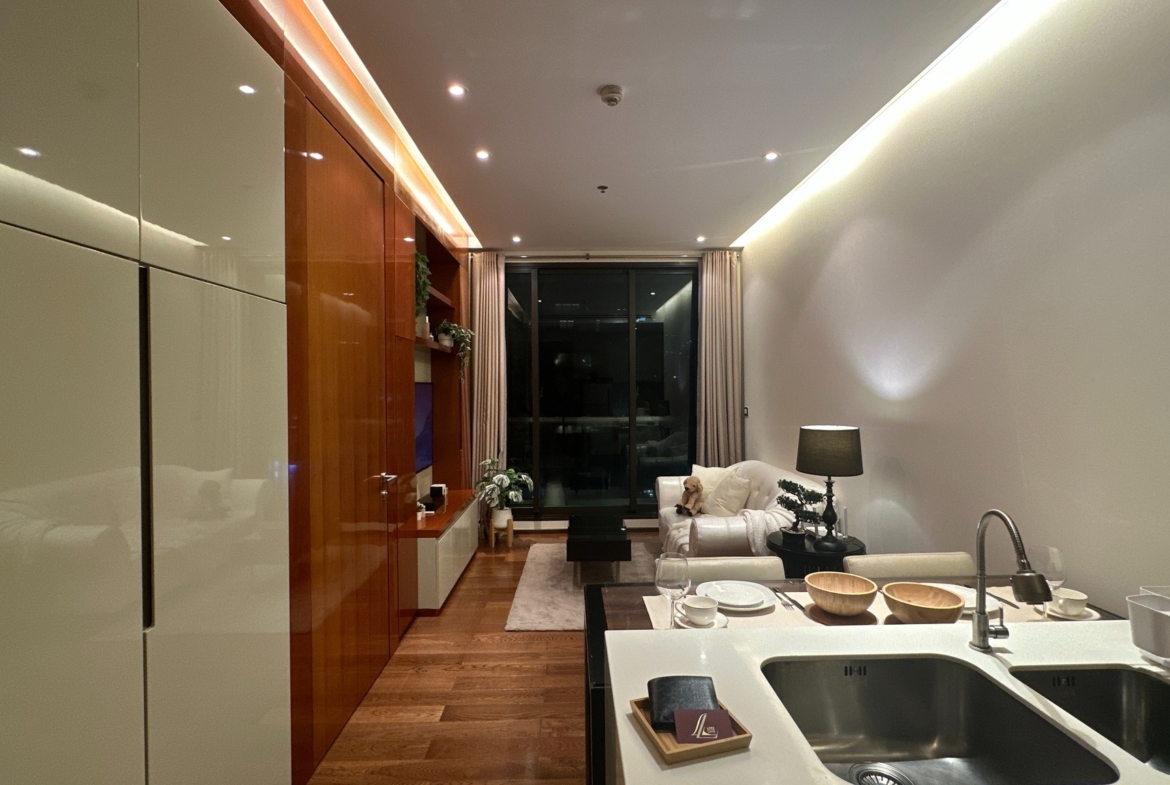1-Bed 1-Bath Condo 45 sqm at The Address 28 near BTS Phrom Phong – Rent 40K THB / Sale 8.9M THB