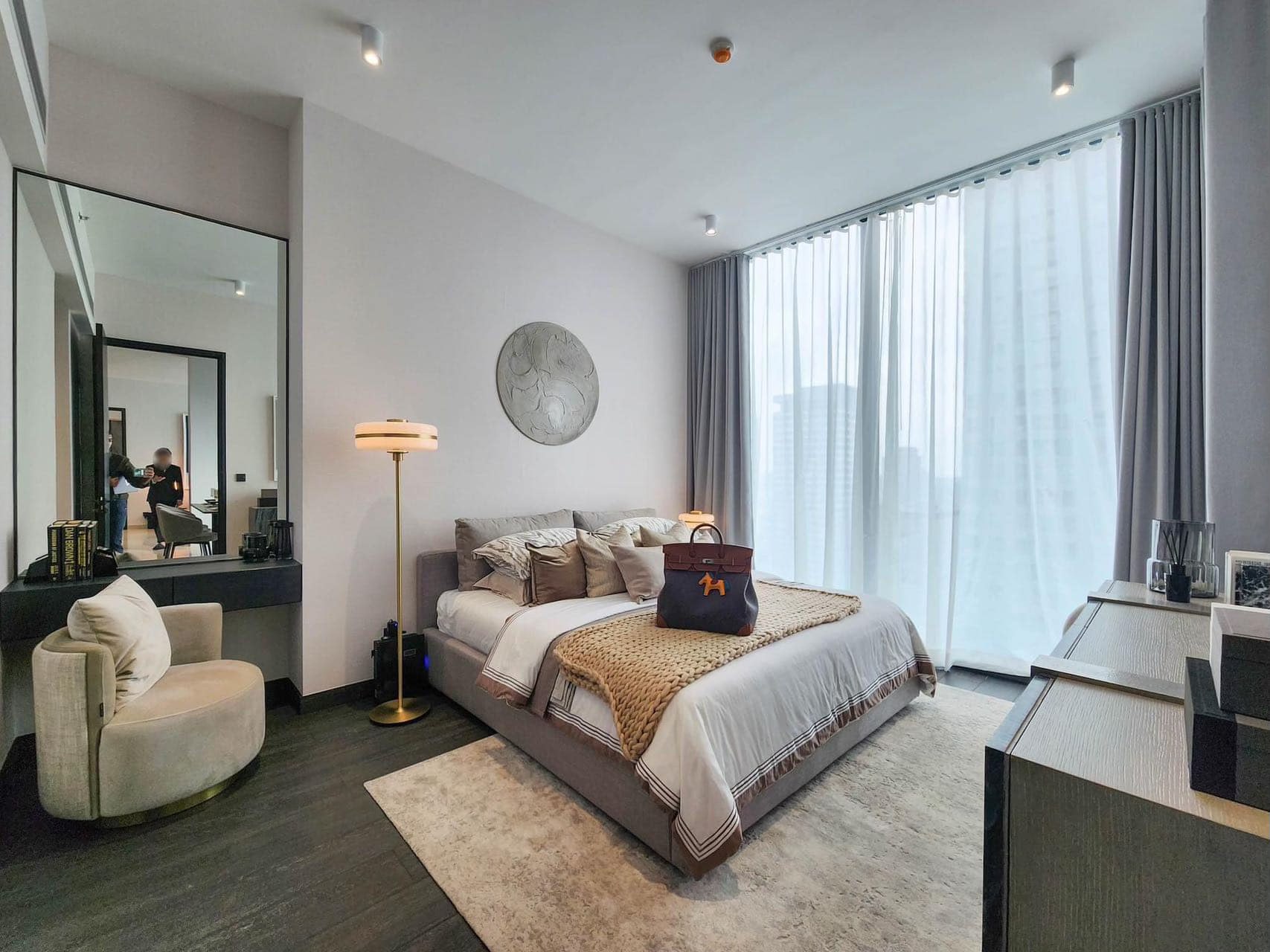 2-Bed 3-Bath 135 sqm Condo at Tait Sathorn 12 near BTS St. Louis for Rent 155K THB