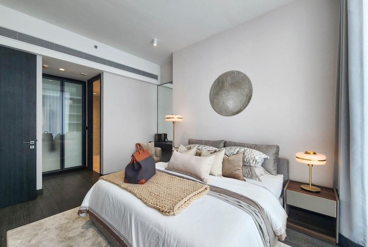 2-Bed 3-Bath 135 sqm Condo at Tait Sathorn 12 near BTS St. Louis for Rent 155K THB