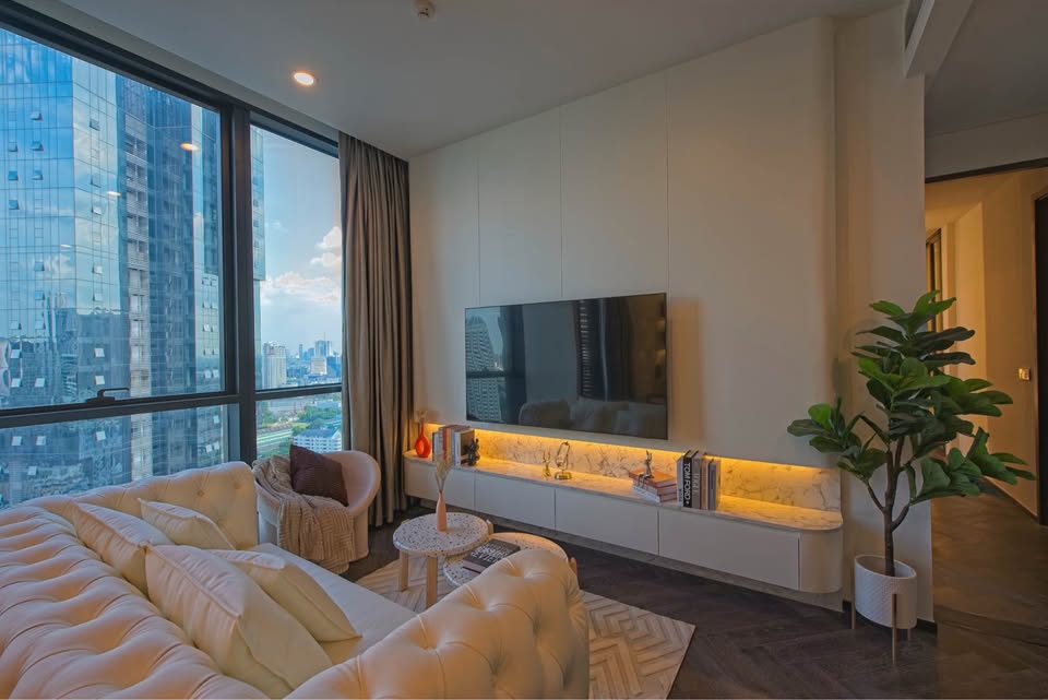 2-Bed 2-Bath 77 sqm Condo at The ESSE Sukhumvit 36 BTS Thong Lo for Rent 100K THB / Sale 26M THB
