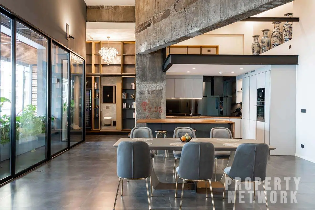 3-Bed 4-Bath 326 sqm Chocolate Factory Condo Near BTS Phrom Phong For Sale 43.5M THB