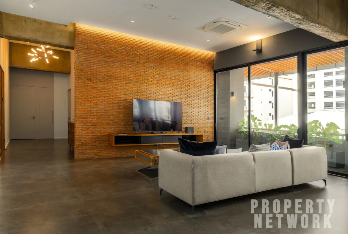 3-Bed 4-Bath 326 sqm Chocolate Factory Condo Near BTS Phrom Phong For Sale 43.5M THB