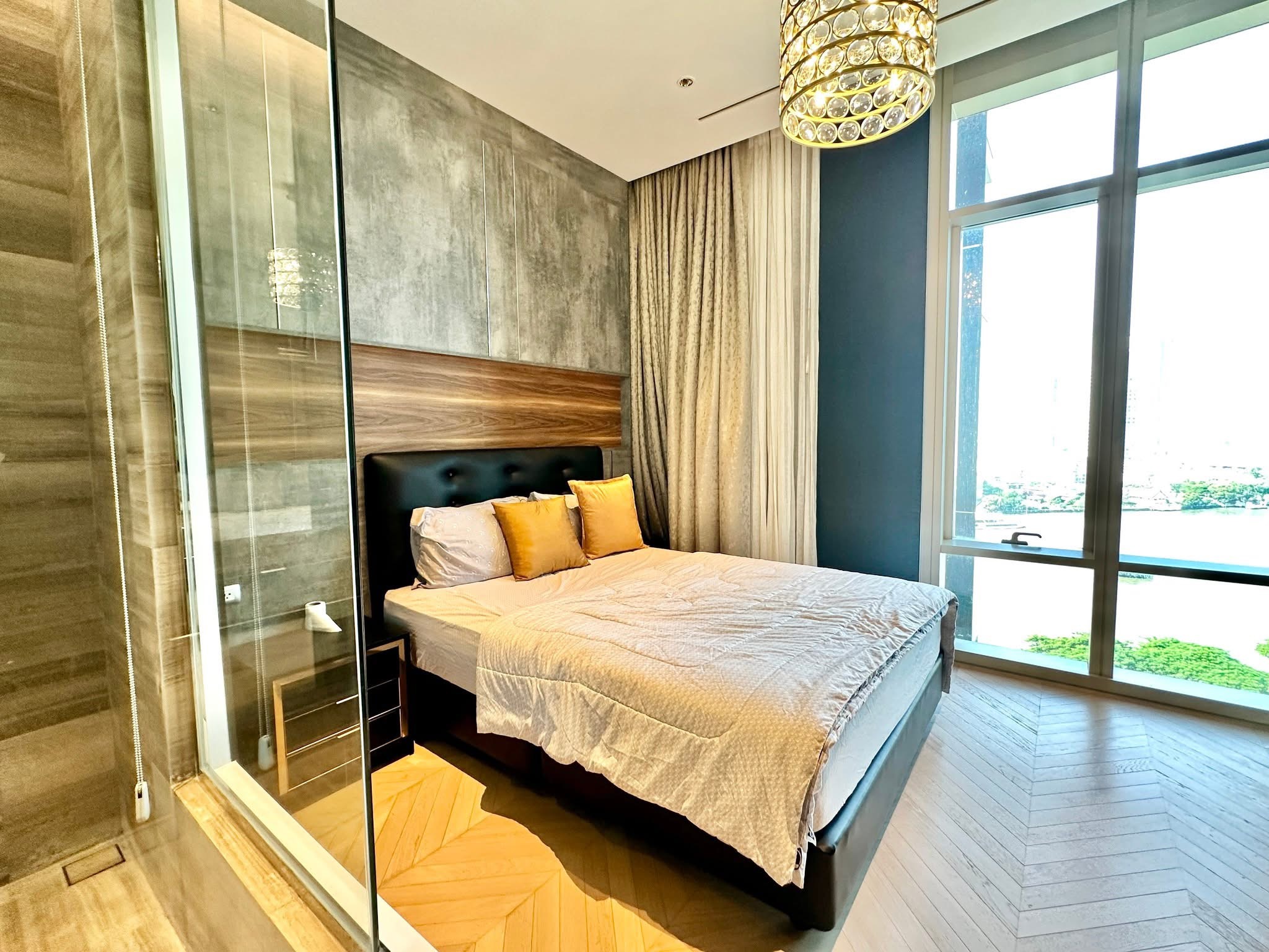 3-Bed 4-Bath 250 sqm Four Seasons Condo near BTS Saphan Taksin for Rent 380K THB