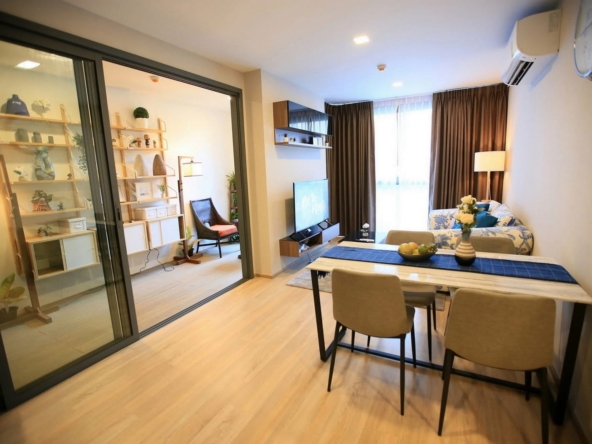 2-Bed 2-Bath 68 sqm Condo at TAKA Haus Ekkamai BTS for Rent 45K THB or Sale 17M THB