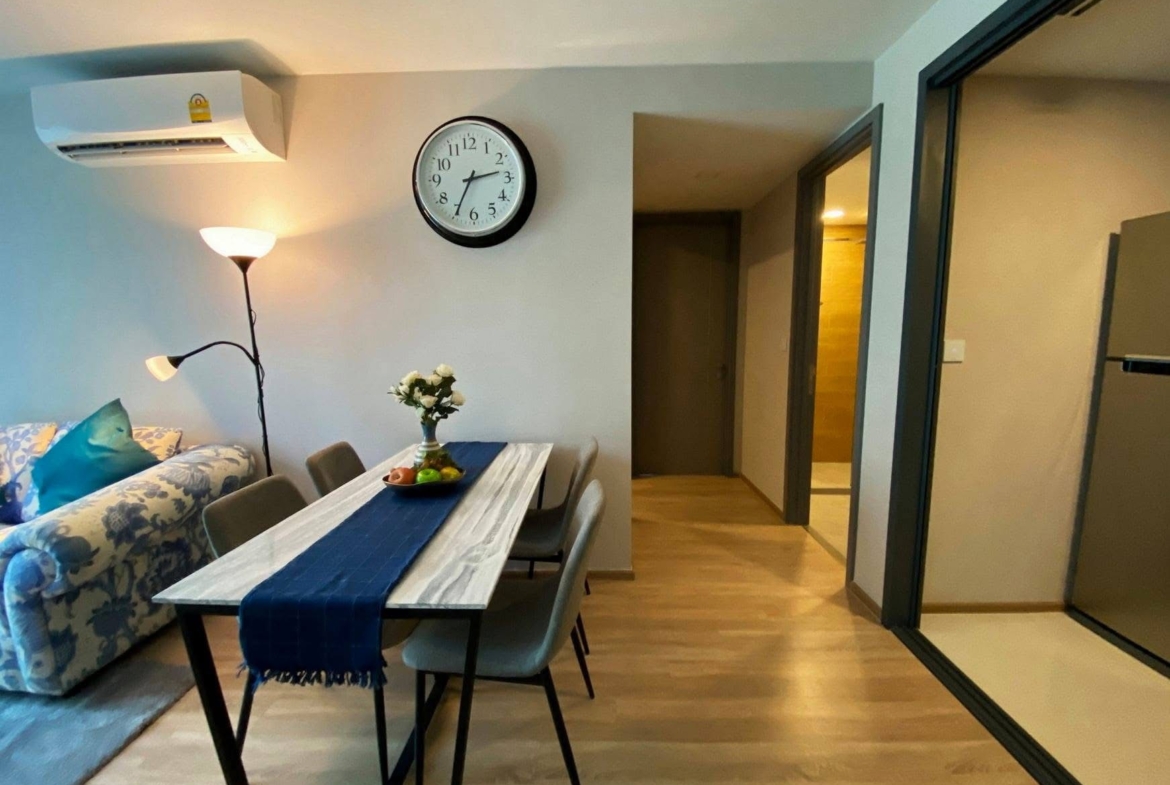 2-Bed 2-Bath 68 sqm Condo at TAKA Haus Ekkamai BTS for Rent 45K THB or Sale 17M THB