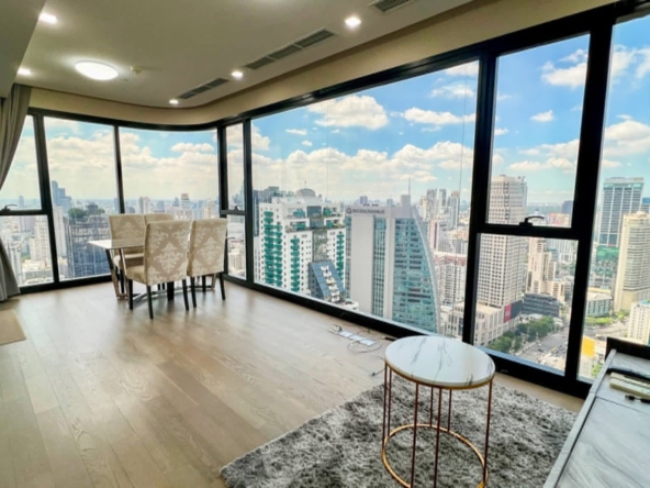 2-Bed 2-Bath 64 sqm Condo at Ashton Asoke Near BTS Asoke MRT Sukhumvit for Rent 62K THB