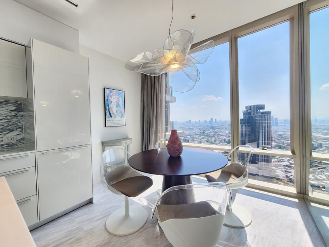 2-Bed 2-Bath 117 sqm Condo at Four Seasons for Rent 200K THB near BTS Saphan Taksin