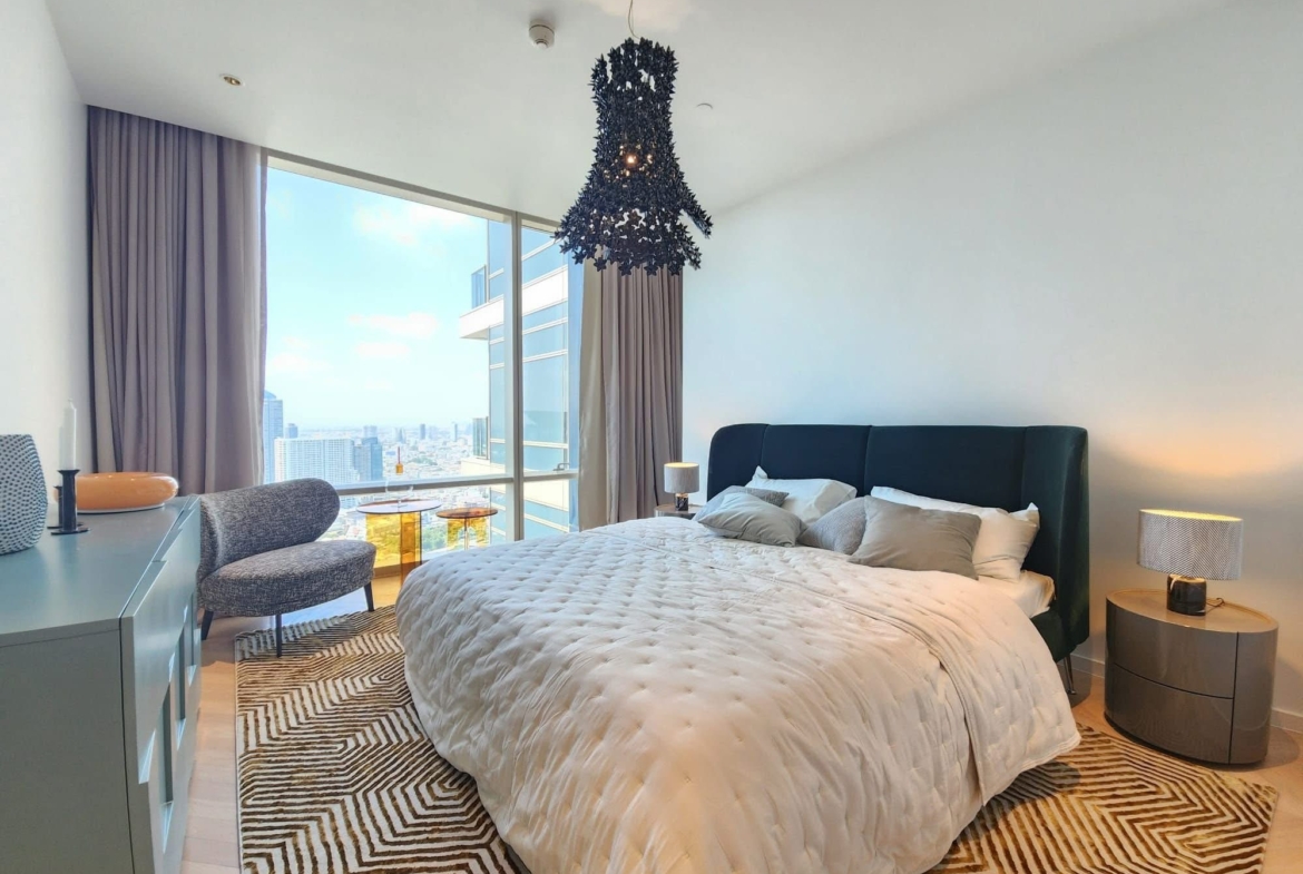 2-Bed 2-Bath 117 sqm Condo at Four Seasons for Rent 200K THB near BTS Saphan Taksin