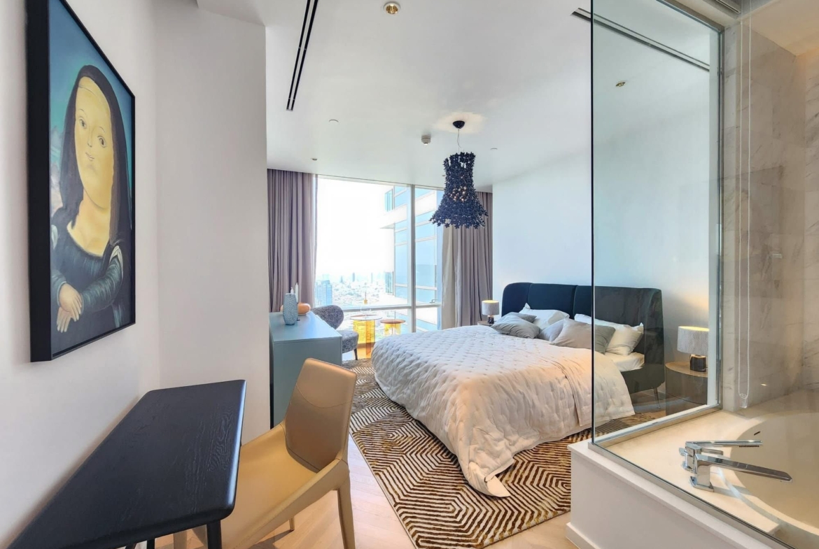 2-Bed 2-Bath 117 sqm Condo at Four Seasons for Rent 200K THB near BTS Saphan Taksin