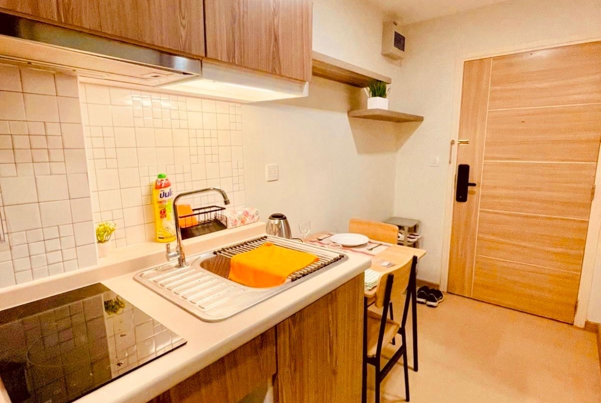 1-Bed 1-Bath 22 sqm Condo at Pause Sukhumvit 115 Near BTS Pu Chao for Rent 75K / Sale 1.25M THB