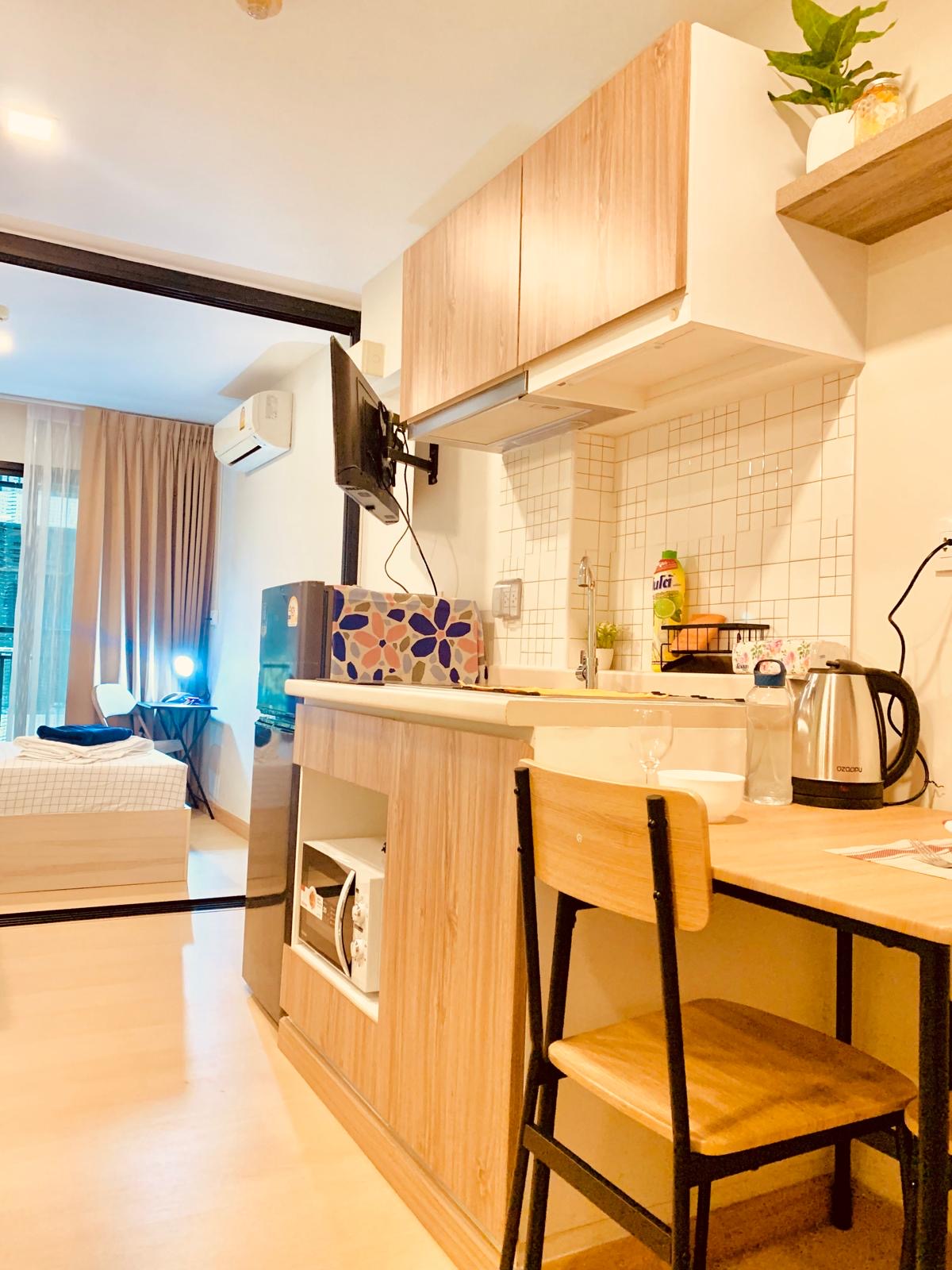 1-Bed 1-Bath 22 sqm Condo at Pause Sukhumvit 115 Near BTS Pu Chao for Rent 75K / Sale 1.25M THB