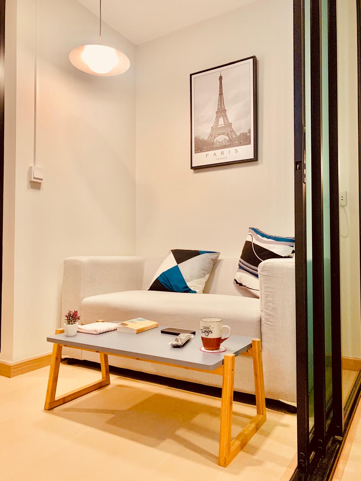 1-Bed 1-Bath 22 sqm Condo at Pause Sukhumvit 115 Near BTS Pu Chao for Rent 75K / Sale 1.25M THB