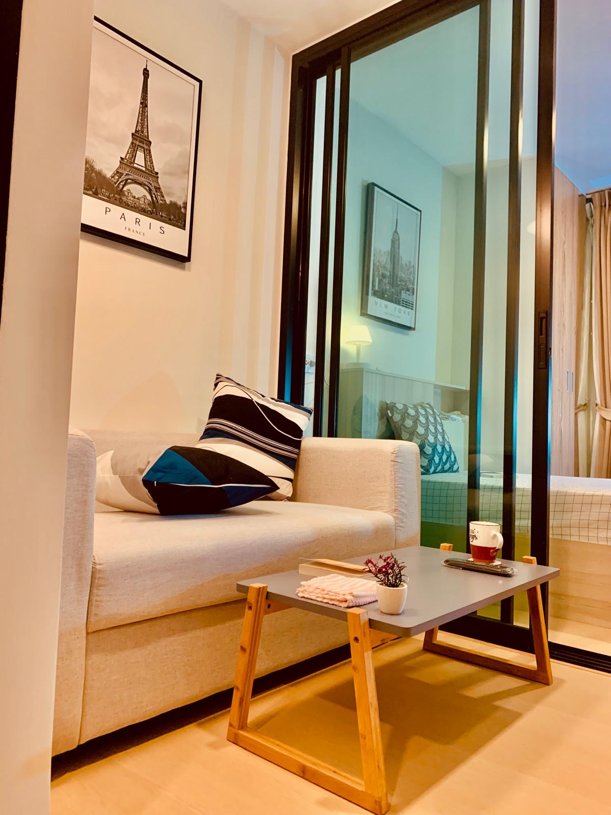 1-Bed 1-Bath 22 sqm Condo at Pause Sukhumvit 115 Near BTS Pu Chao for Rent 75K / Sale 1.25M THB