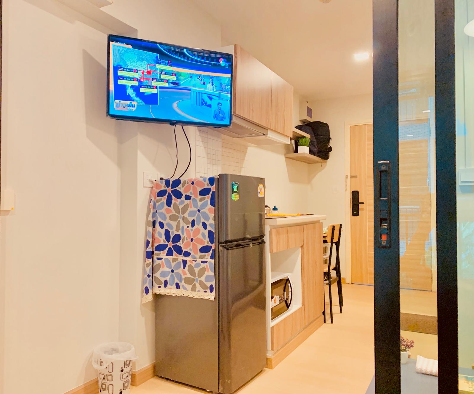 1-Bed 1-Bath 22 sqm Condo at Pause Sukhumvit 115 Near BTS Pu Chao for Rent 75K / Sale 1.25M THB