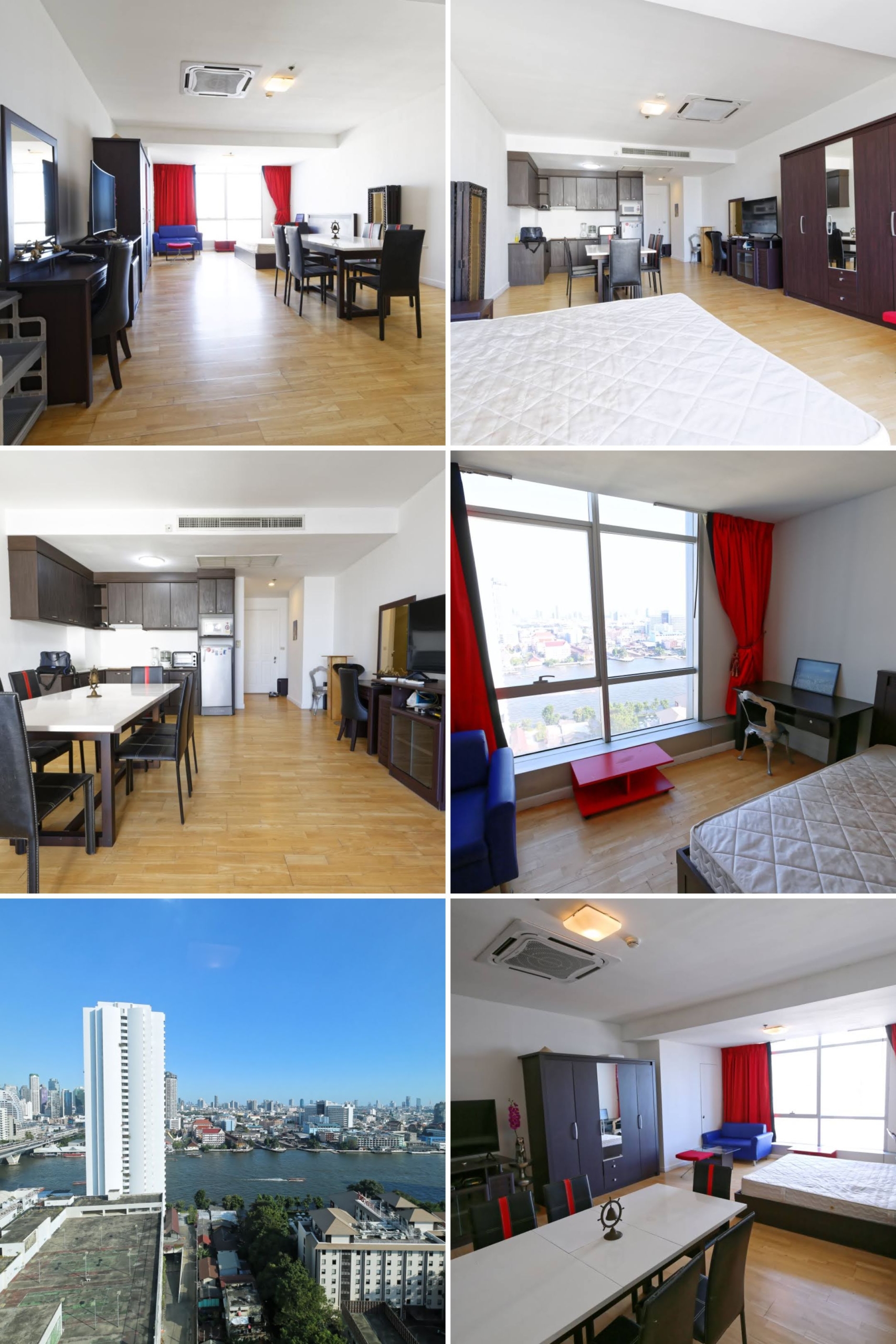Studio 1-Bath 47 sqm Condo at Baan Sathorn Chaopraya Near BTS Saphan Taksin for Rent 13,000 THB / Sale 4.5M THB