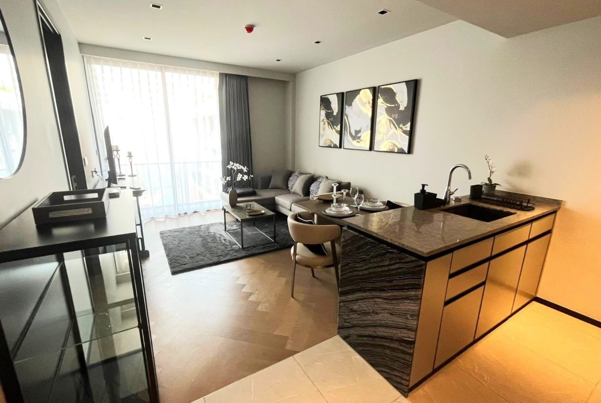1-Bed 1-Bath 49 sqm Condo at THE RESERVE 61 HIDEAWAY near BTS Ekkamai for Rent 55K THB