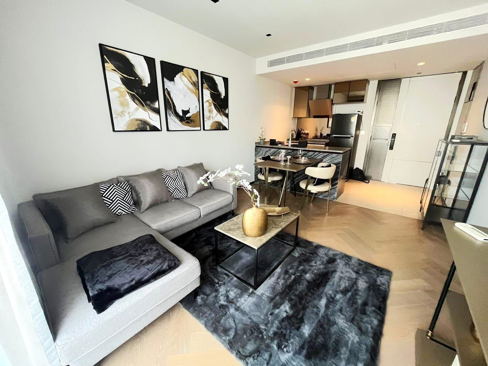 1-Bed 1-Bath 49 sqm Condo at THE RESERVE 61 HIDEAWAY near BTS Ekkamai for Rent 55K THB