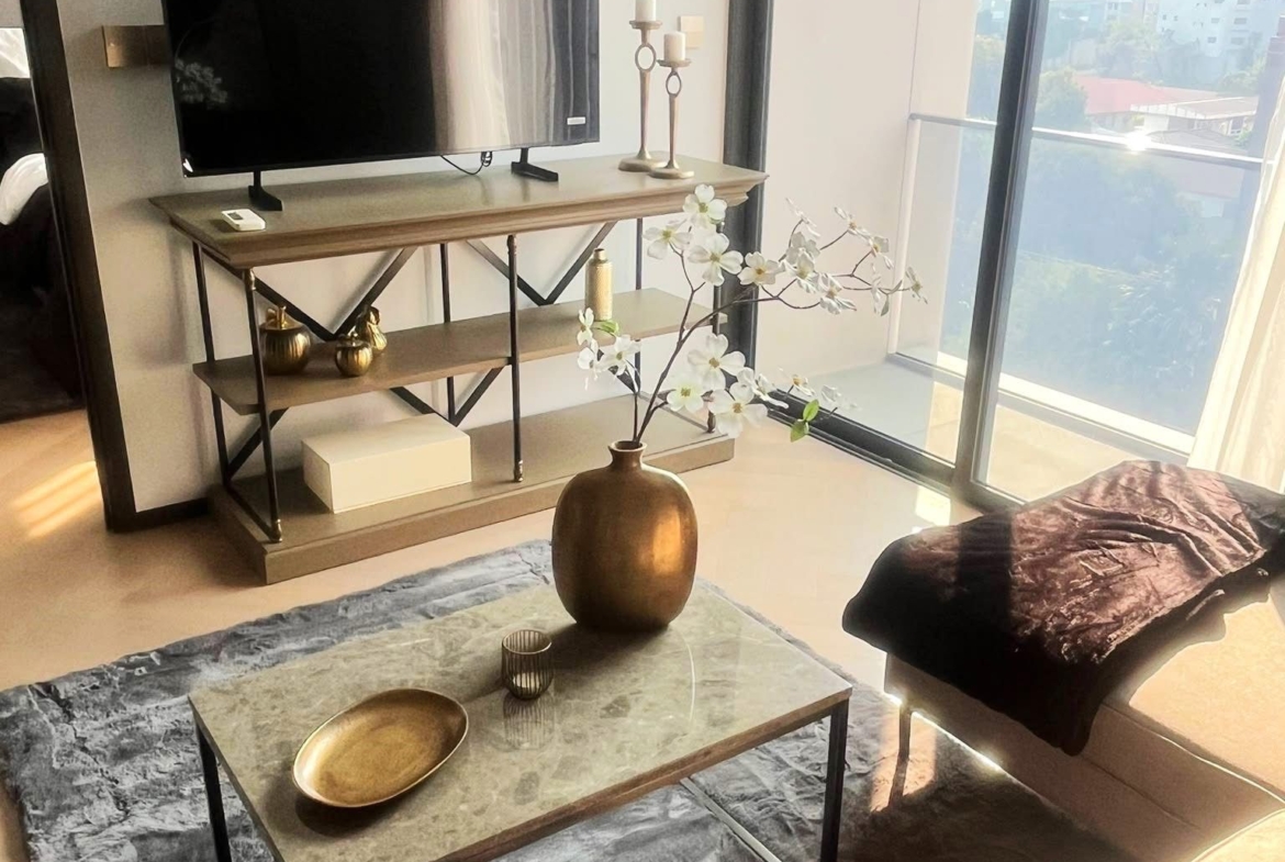 1-Bed 1-Bath 49 sqm Condo at THE RESERVE 61 HIDEAWAY near BTS Ekkamai for Rent 55K THB