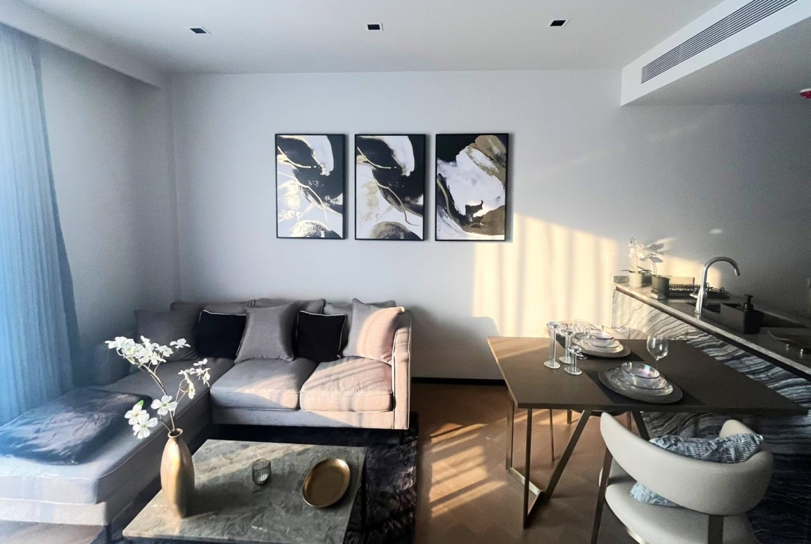 1-Bed 1-Bath 49 sqm Condo at THE RESERVE 61 HIDEAWAY near BTS Ekkamai for Rent 55K THB
