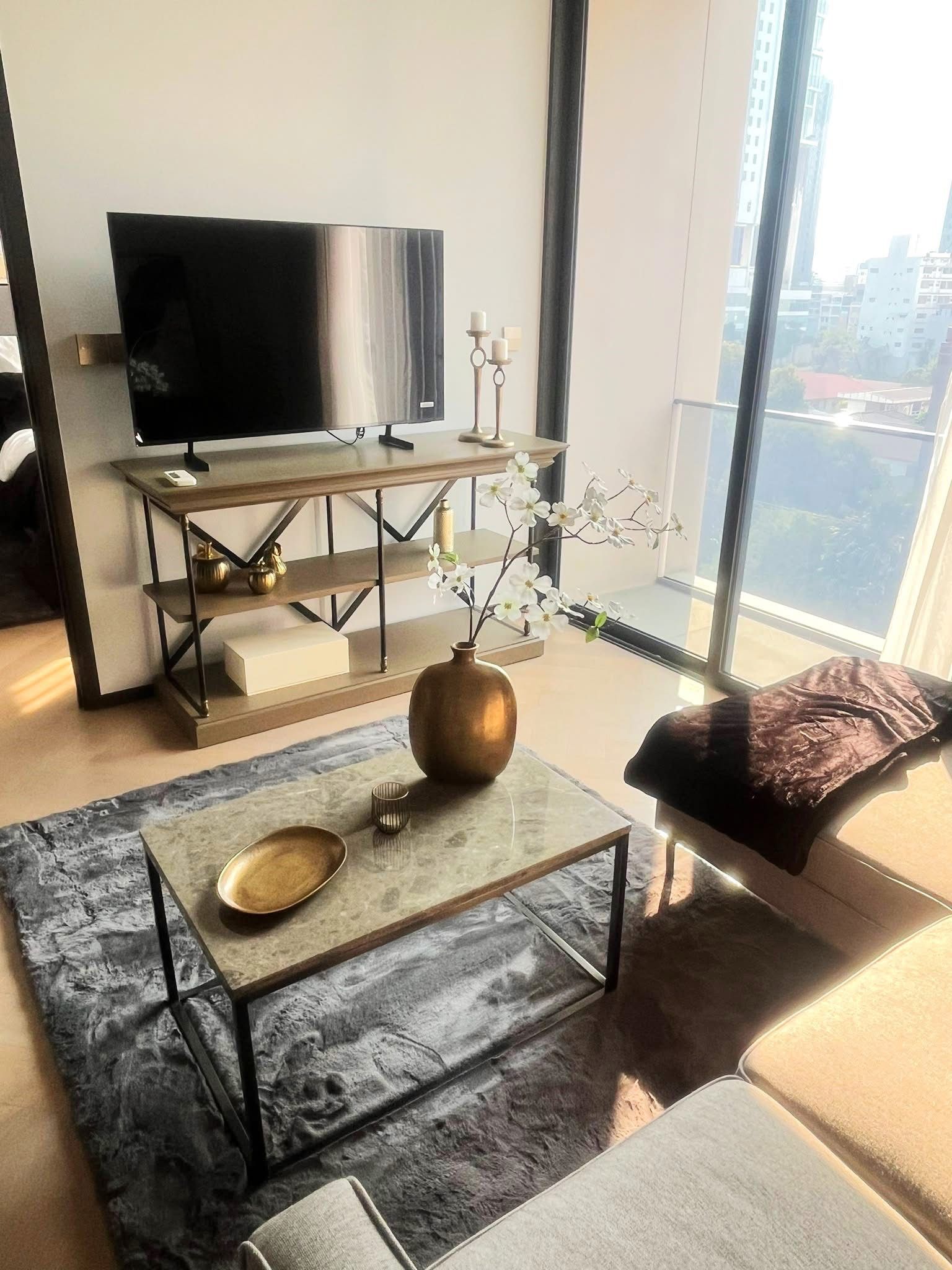 1-Bed 1-Bath 49 sqm Condo at THE RESERVE 61 HIDEAWAY near BTS Ekkamai for Rent 55K THB