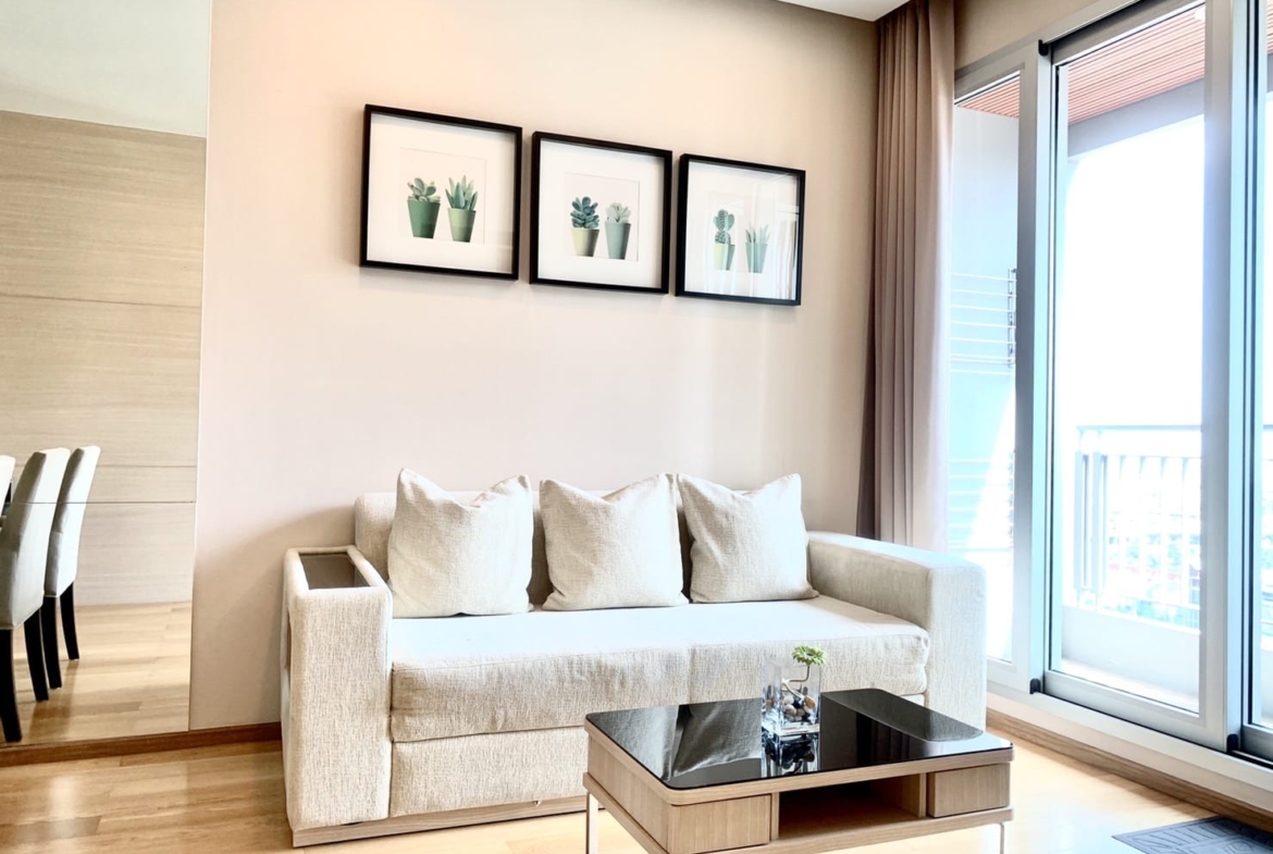 1-Bed 1-Bath 45 sqm Condo at The Address Asoke near MRT Phetchaburi for Rent 26K THB/month