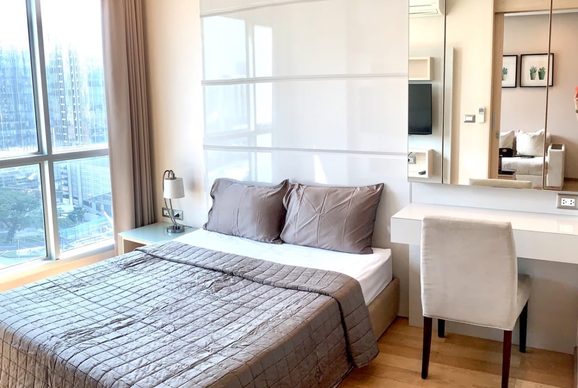 1-Bed 1-Bath 45 sqm Condo at The Address Asoke near MRT Phetchaburi for Rent 26K THB/month