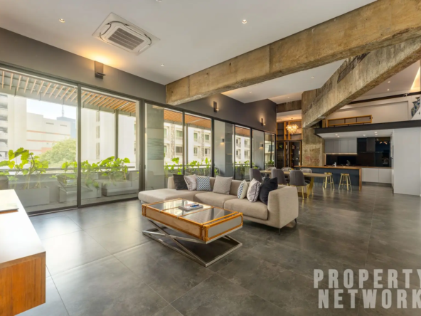 3-Bed 4-Bath 326 sqm Chocolate Factory Condo Near BTS Phrom Phong For Sale 43.5M THB