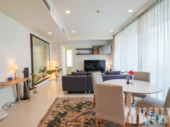 2-Bed 2-Bath 111 sqm Royce Private Residences Condo Near MRT Sukhumvit For Sale 21M THB