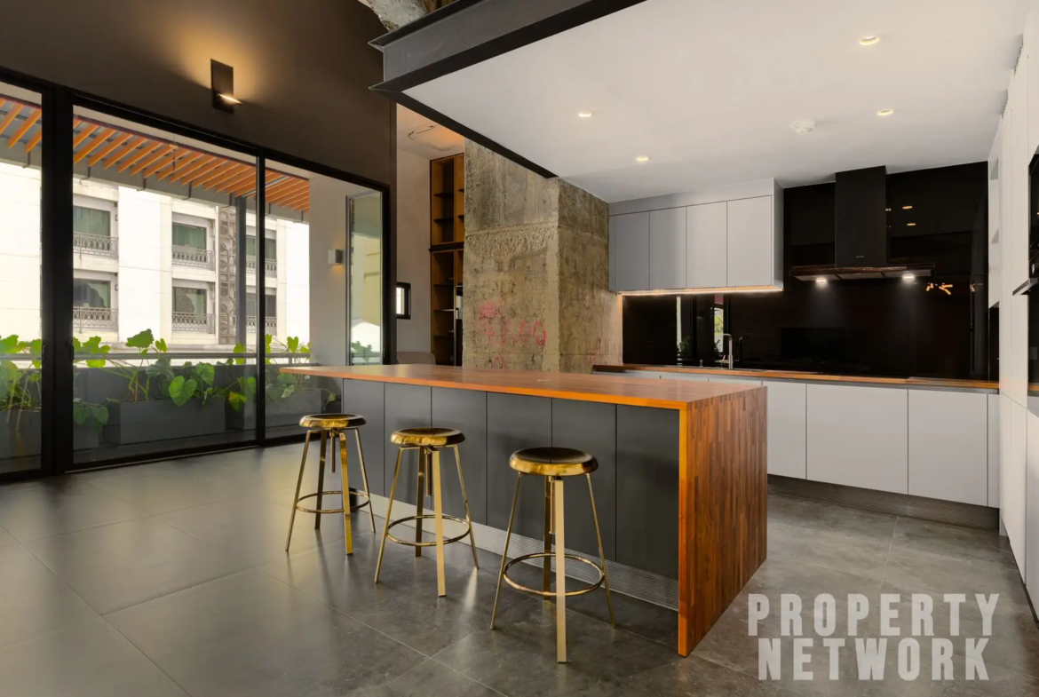 3-Bed 4-Bath 326 sqm Chocolate Factory Condo Near BTS Phrom Phong For Sale 43.5M THB