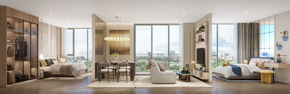 3-Bed 2-Bath 90 sqm Condo at Valles HAUS Near BTS On Nut for Sale 15.5M THB