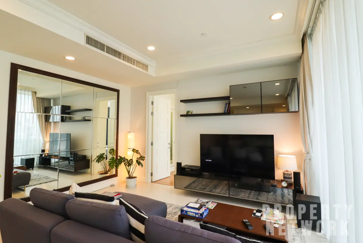 2-Bed 2-Bath 111 sqm Royce Private Residences Condo Near MRT Sukhumvit For Sale 21M THB