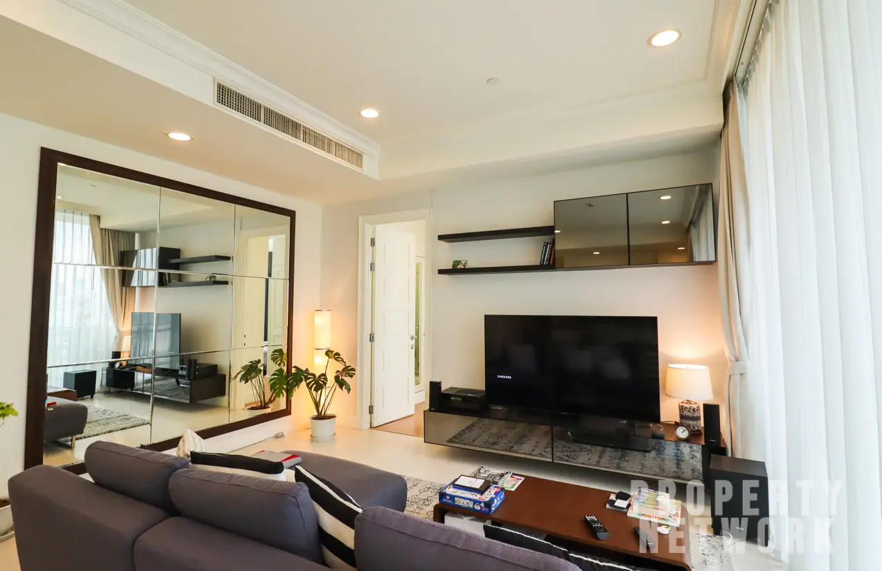 2-Bed 2-Bath 111 sqm Royce Private Residences Condo Near MRT Sukhumvit For Sale 21M THB