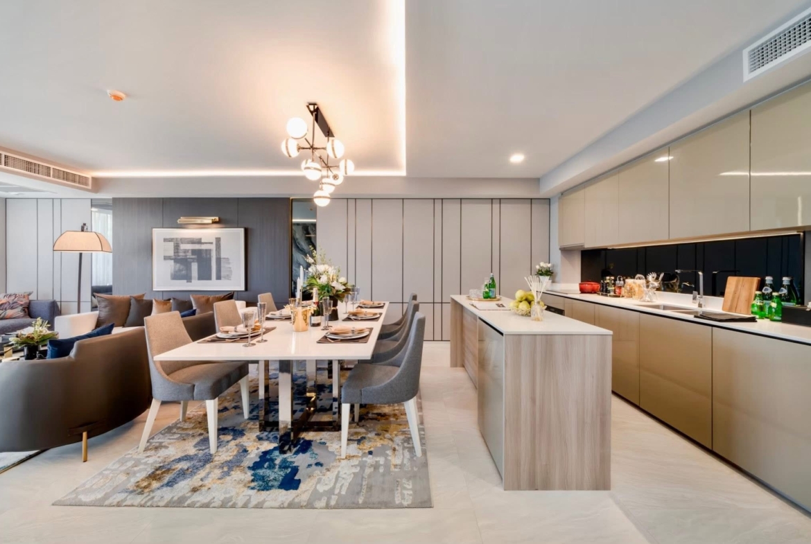 3-BR 3-BTH 113 sqm Condo at Fynn Sukhumvit 31 Near BTS Asoke for Rent 115K THB / Sale 27.9M THB