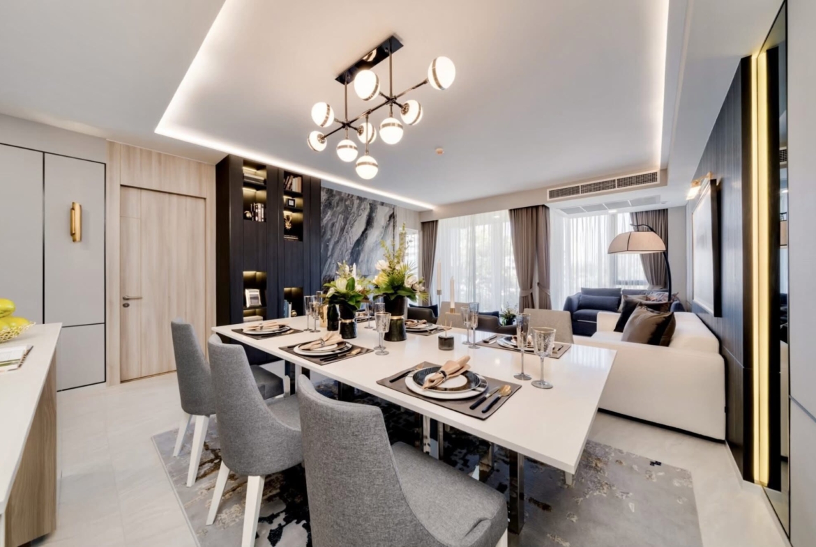 3-BR 3-BTH 113 sqm Condo at Fynn Sukhumvit 31 Near BTS Asoke for Rent 115K THB / Sale 27.9M THB